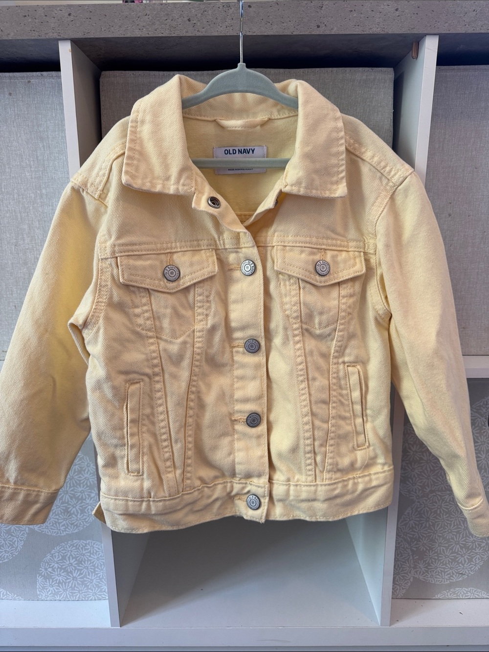 Old Navy Kids Yellow Denim Jacket
